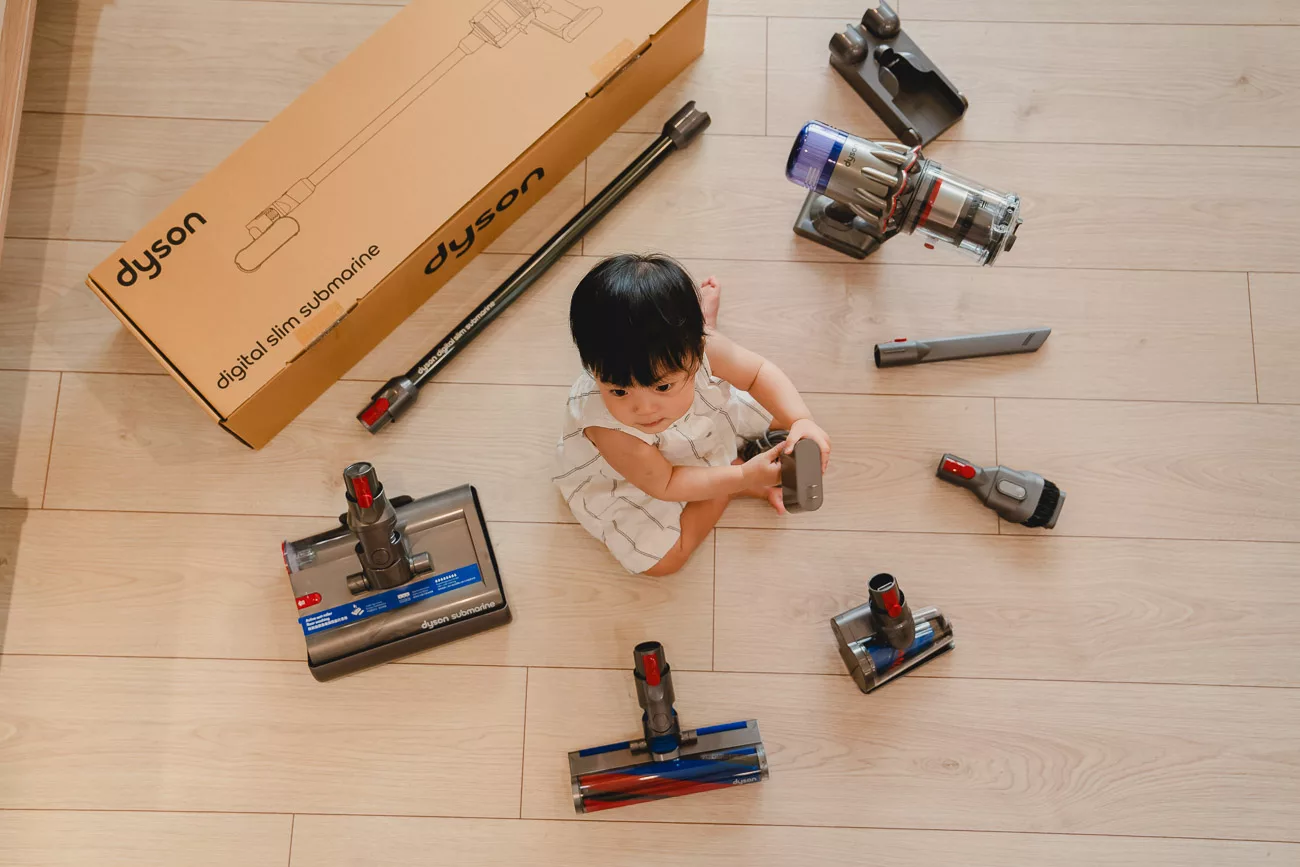 【開箱】Dyson Digital Slim Submarine™ 輕量乾濕全能洗地吸塵器|30秒快速清潔,輕量乾濕兩用省時又省力 5 Dyson Digital Slim Submarine 04655 jpg